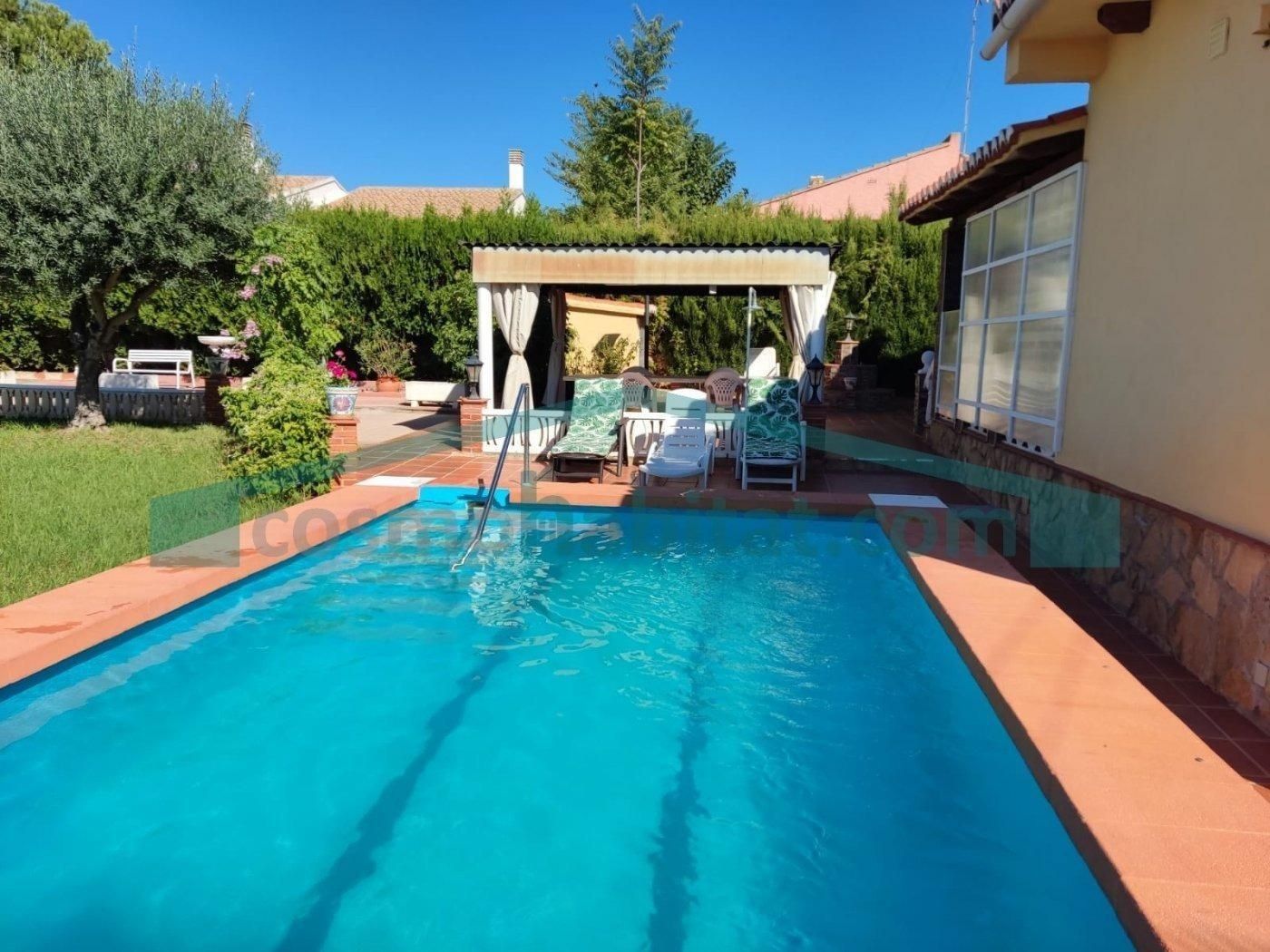 Swimming pool of House or chalet to rent in Náquera  with Air Conditioner, Private garden and Terrace