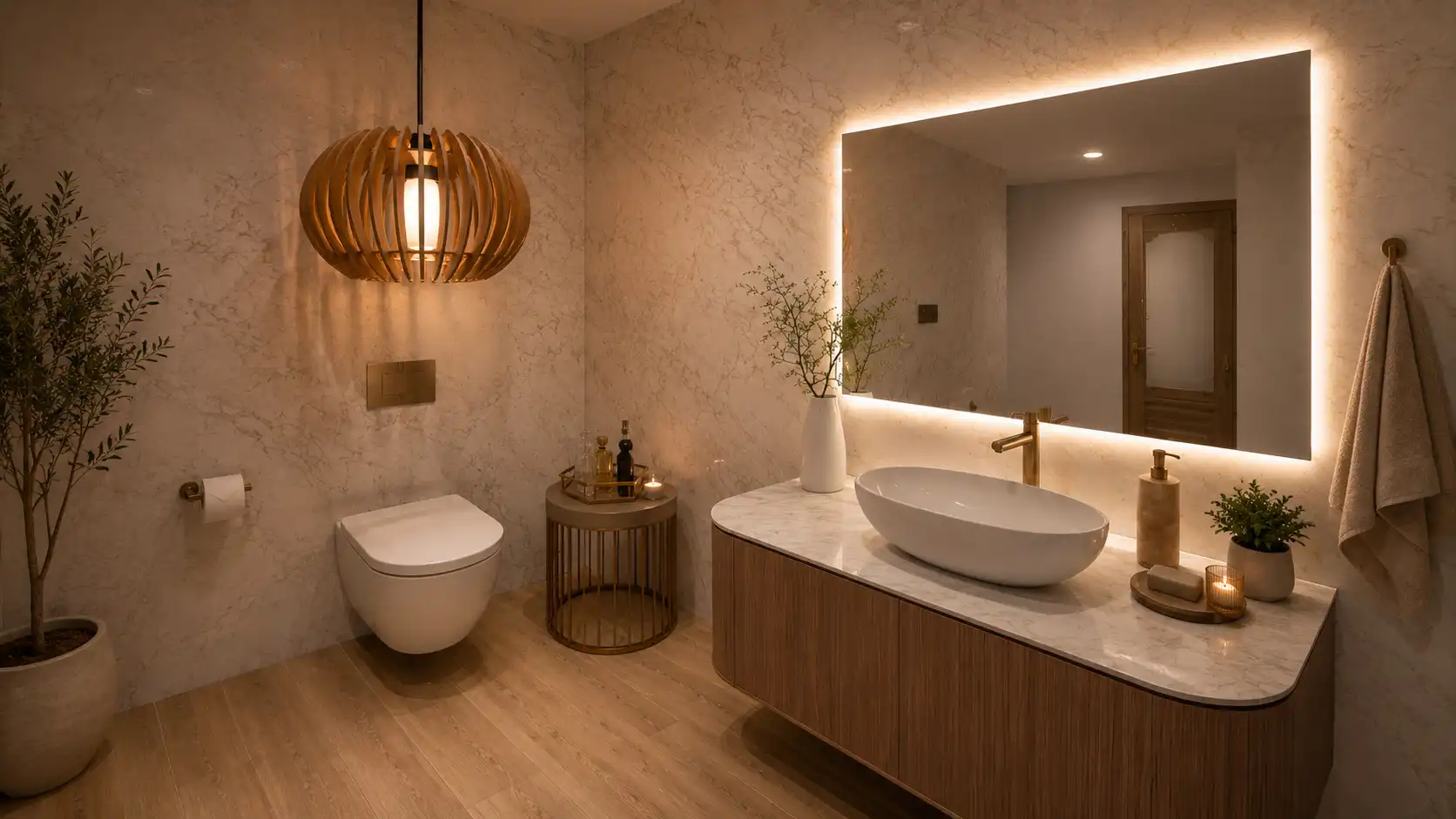 Baño de Casa o chalet en venta en El Rosario con Aire acondicionado, Jardín privado y Terraza