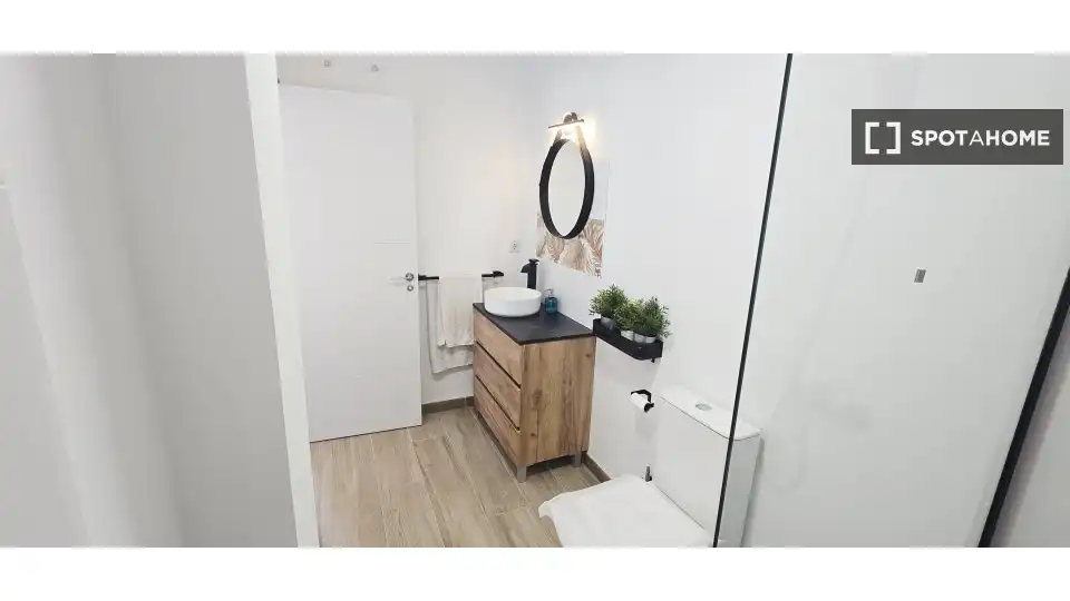 Badezimmer von Wohnungen zur untervermieten in Tuineje mit Klimaanlage, Terrasse und Möbliert