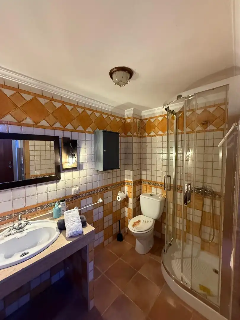 Baño de Casa o chalet de alquiler en Punta Umbría con Aire acondicionado, Jardín privado y Terraza