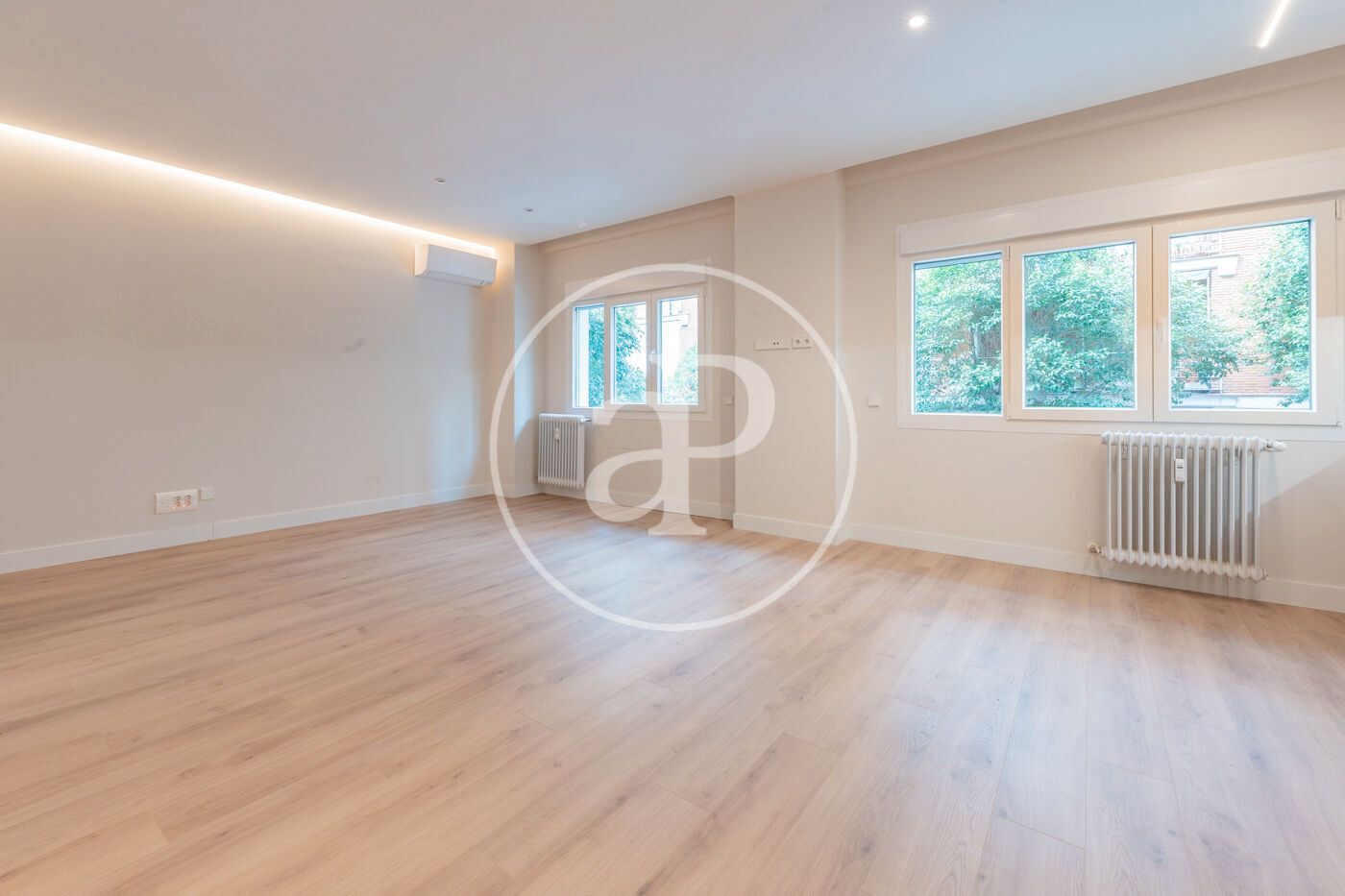 Living room of Flat for sale in  Madrid Capital  with Air Conditioner and Heating