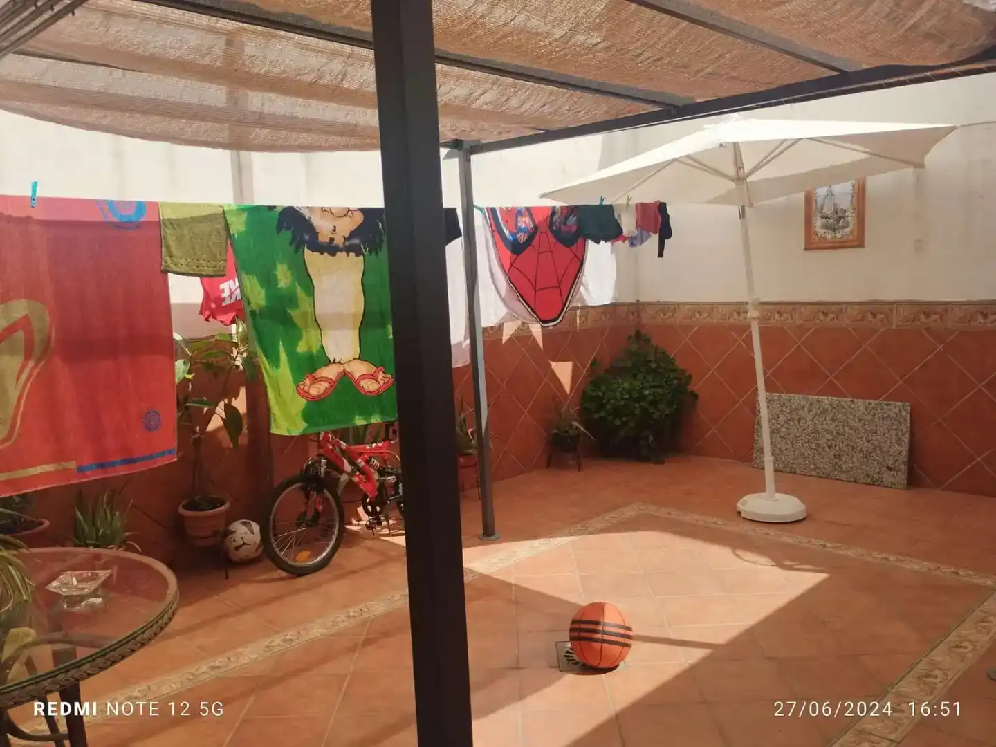 Terrasse von Einfamilien-Reihenhaus zum Verkauf in Adamuz