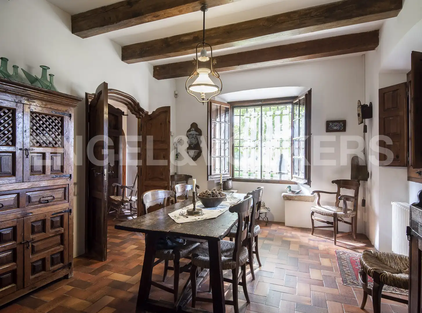 Esszimmer von Country house zum Verkauf in La Garriga mit Heizung und Schwimmbad