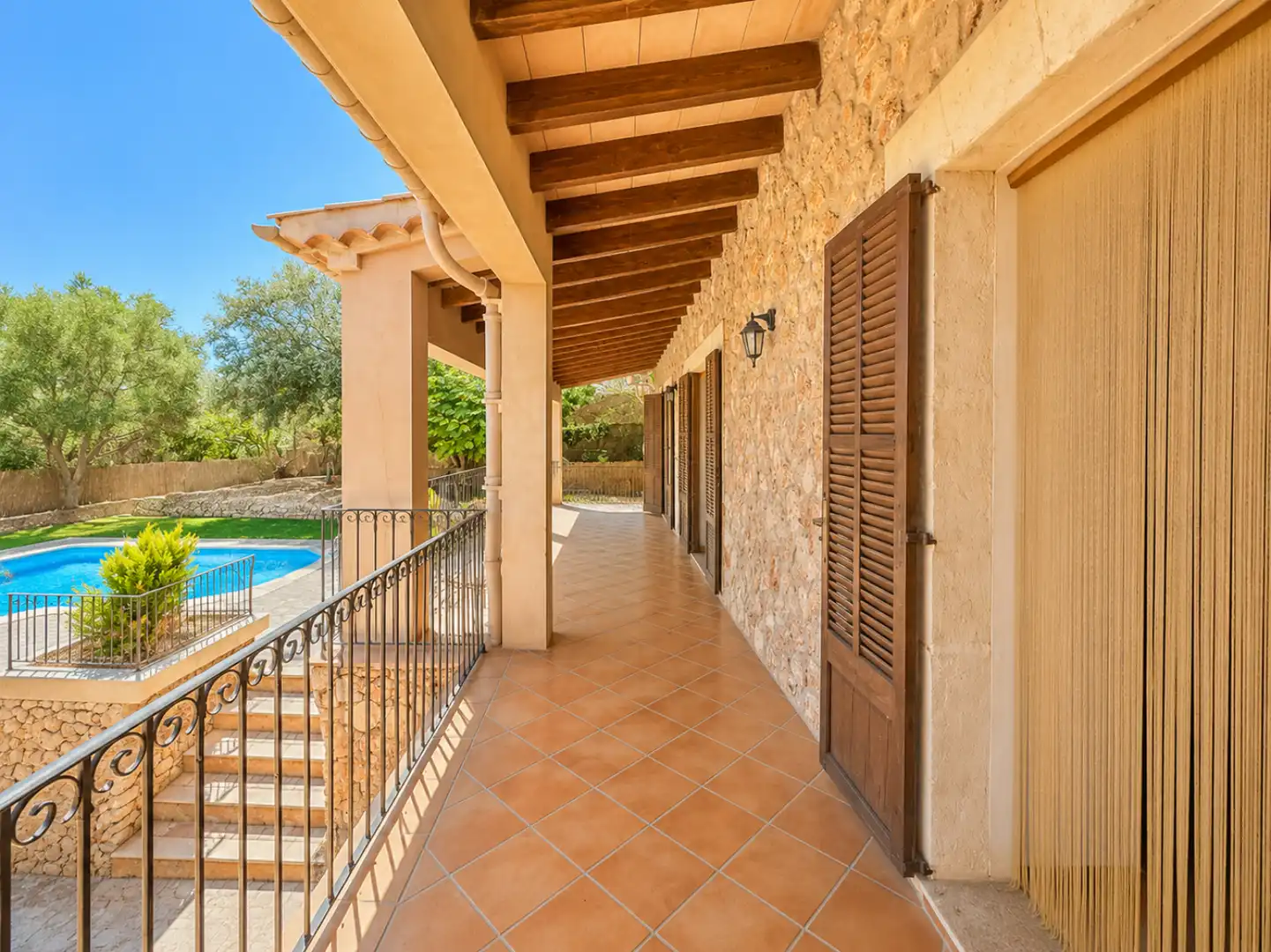 Terrace of Houses for rent in Santa Eugènia  with Air Conditioner, Heating and Private garden