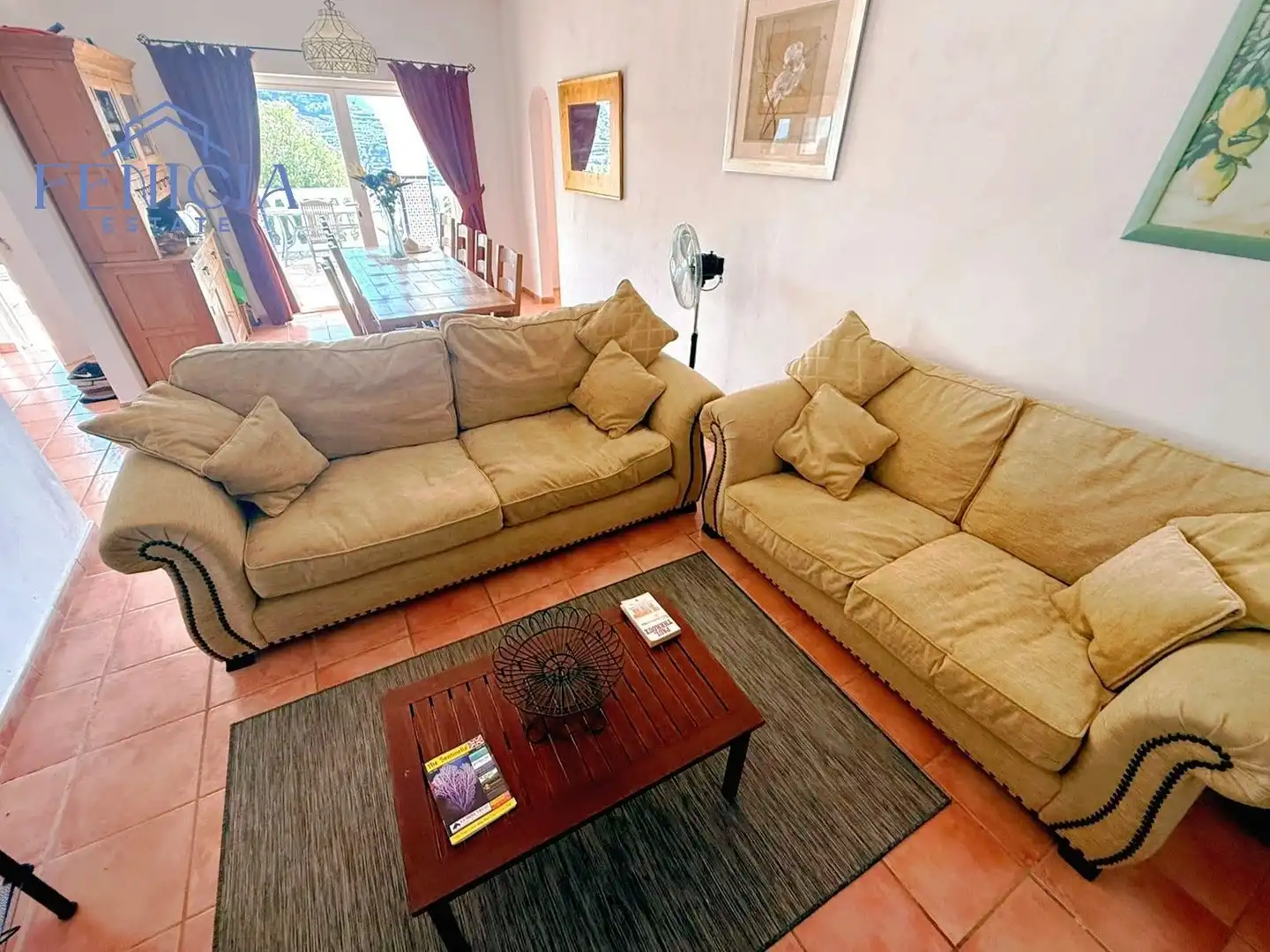 Sala de estar de Casa o chalet en venta en Almuñécar con Terraza, Trastero y Piscina