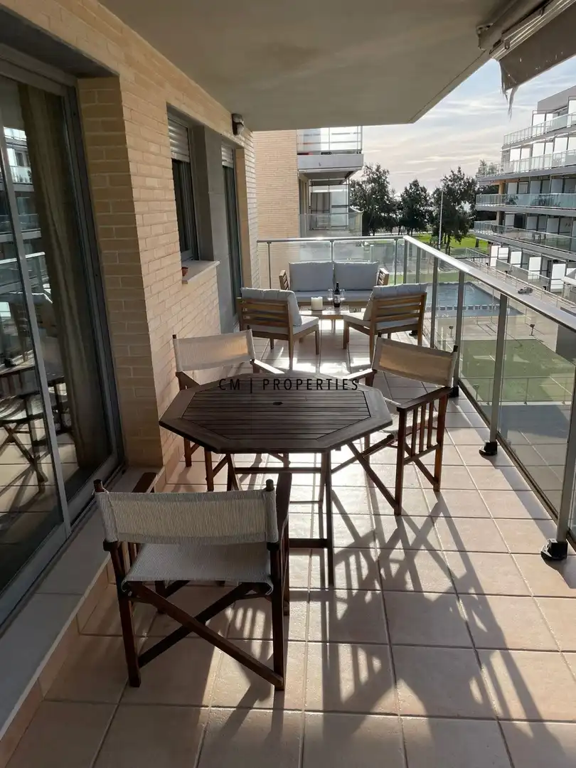 Terrasse von Wohnungen zur Miete in Moncofa mit Klimaanlage, Heizung und Terrasse