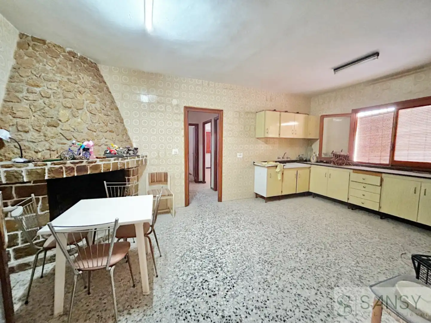 Cuina de Casa adosada en venda en Benissa amb Aire condicionat i Piscina