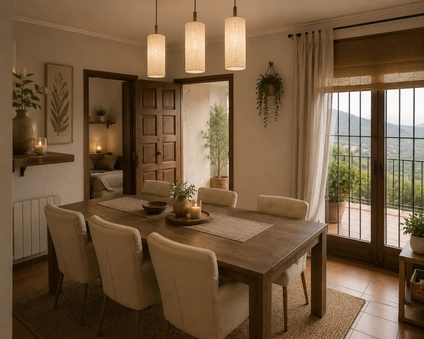 Comedor de Casa o chalet en venta en Santa Cristina d'Aro con Calefacción, Jardín privado y Terraza