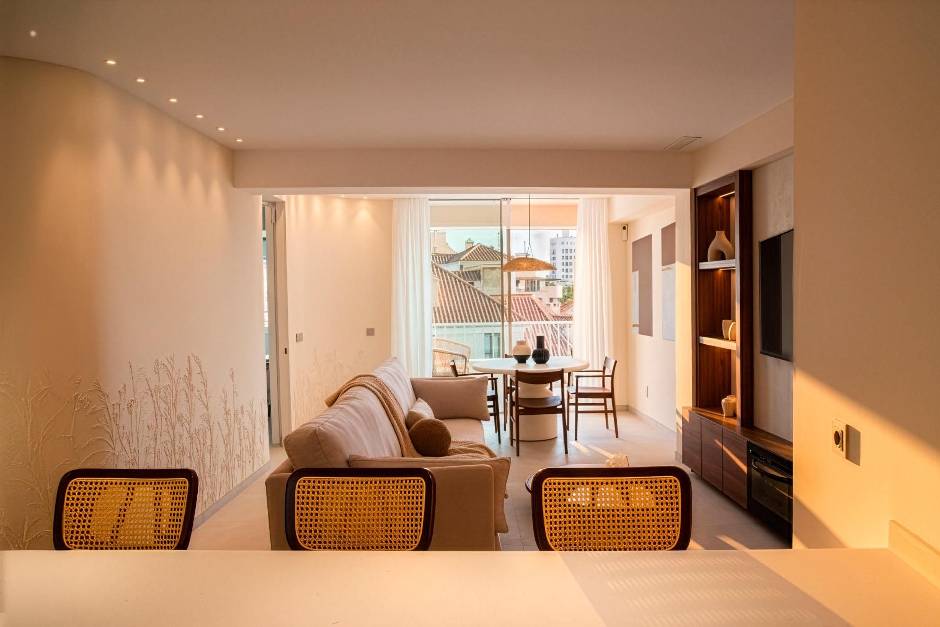 Living room of Flat for sale in Málaga Capital  with Terrace