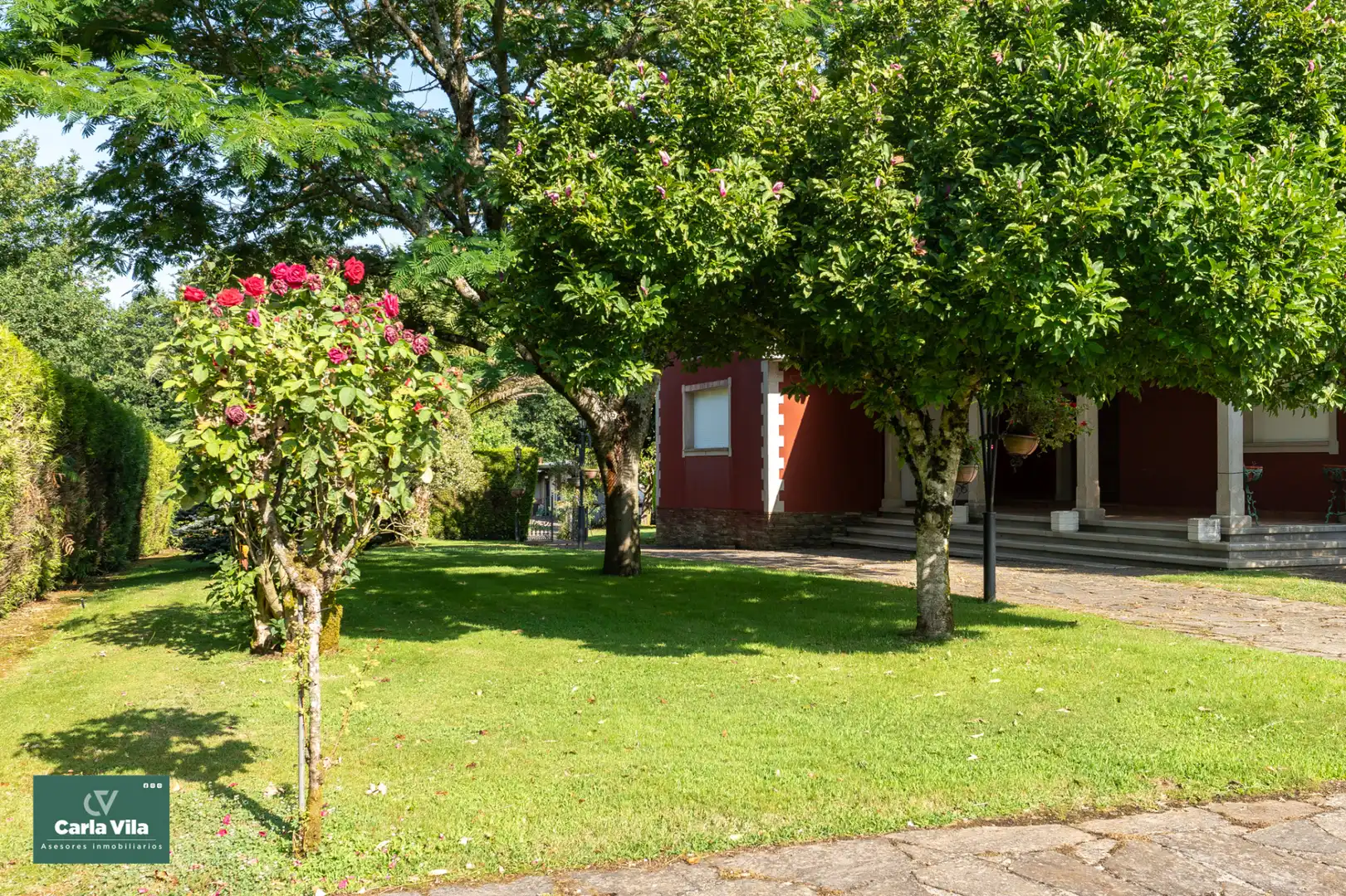 Jardí de Casa o xalet en venda en Lugo amb Calefacció, Jardí privat i Parquet