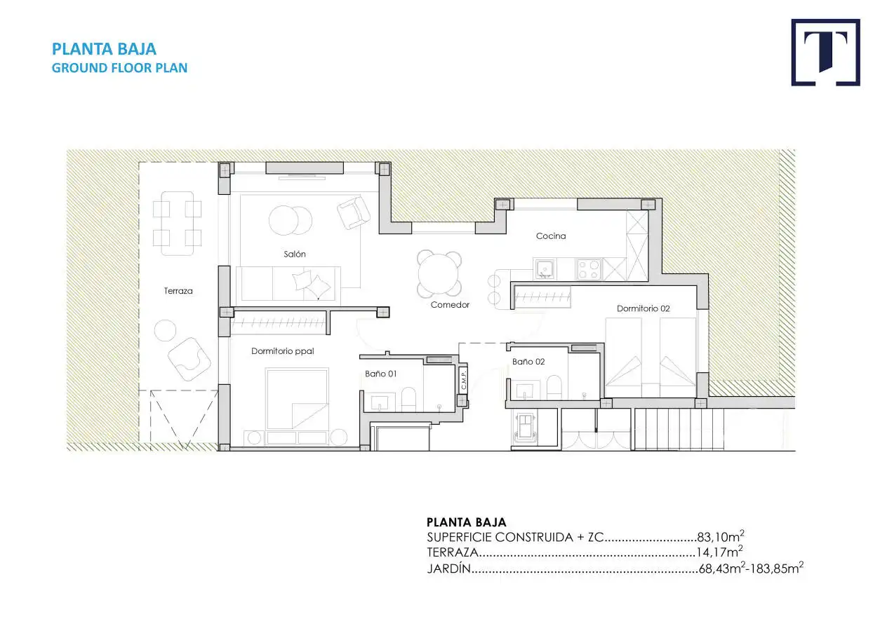 Appartement compact avec terrasse à vendre à Mar Menor Golf, imagen 22