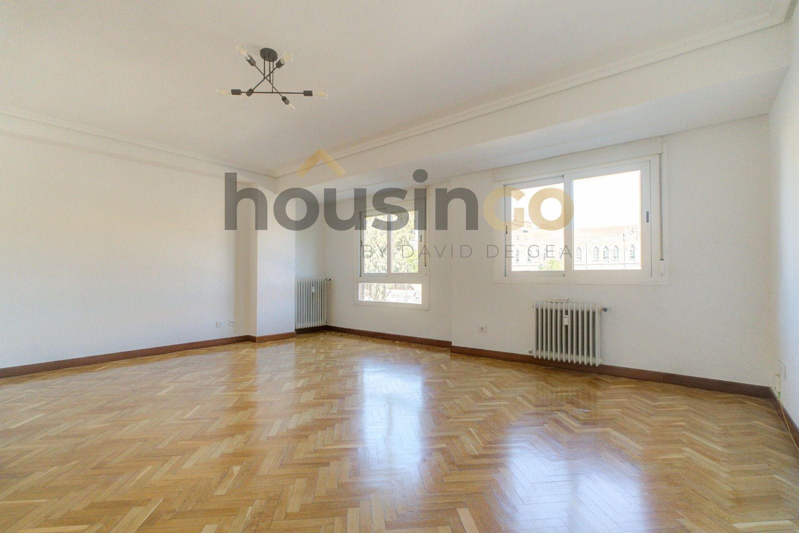 Sala d'estar de Pis de lloguer en  Madrid Capital amb Aire condicionat, Calefacció i Terrassa