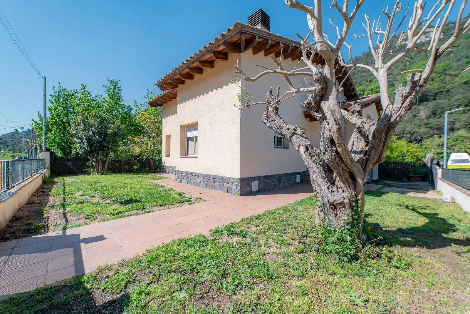 Vista exterior de Casa o xalet en venda en Tagamanent amb Aire condicionat, Calefacció i Jardí privat