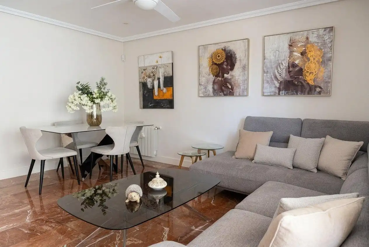 Sala d'estar de Àtic en venda en Alicante / Alacant amb Aire condicionat i Terrassa