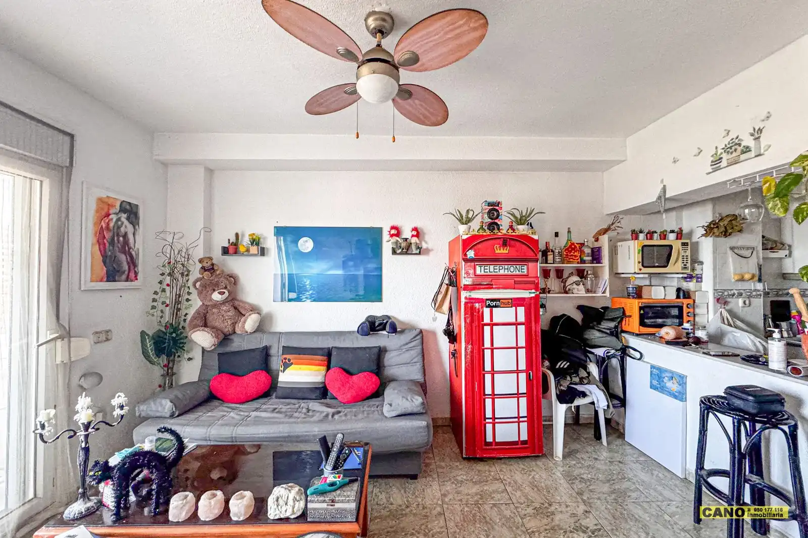 Living room of Flat for sale in Roquetas de Mar  with Terrace and Swimming Pool