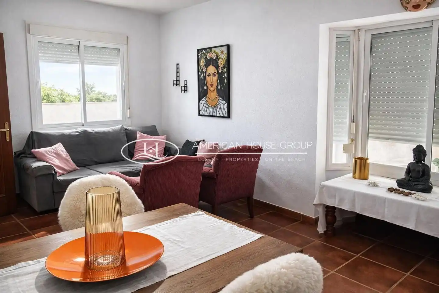 Living room of Houses for sale in Chiclana de la Frontera  with Air Conditioner and Private garden