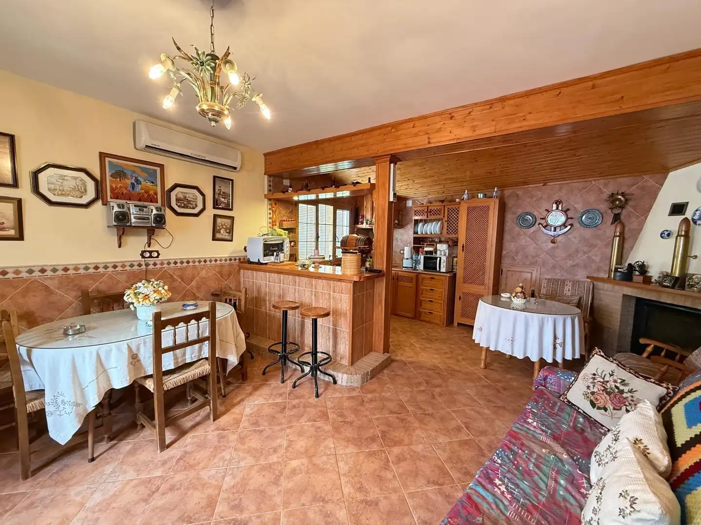 Cocina de Casa o chalet en venta en Villanueva de Algaidas con Aire acondicionado, Calefacción y Jardín privado