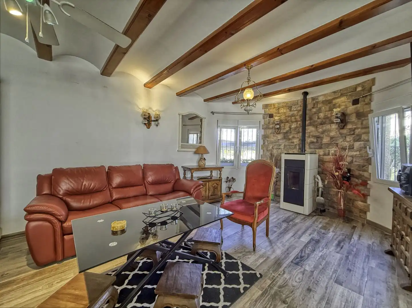 Living room of Houses for sale in Els Poblets  with Air Conditioner, Heating and Terrace