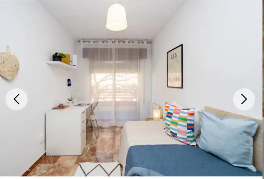 Bedroom of Flat for sale in Granada  with Air Conditioner and Terrace