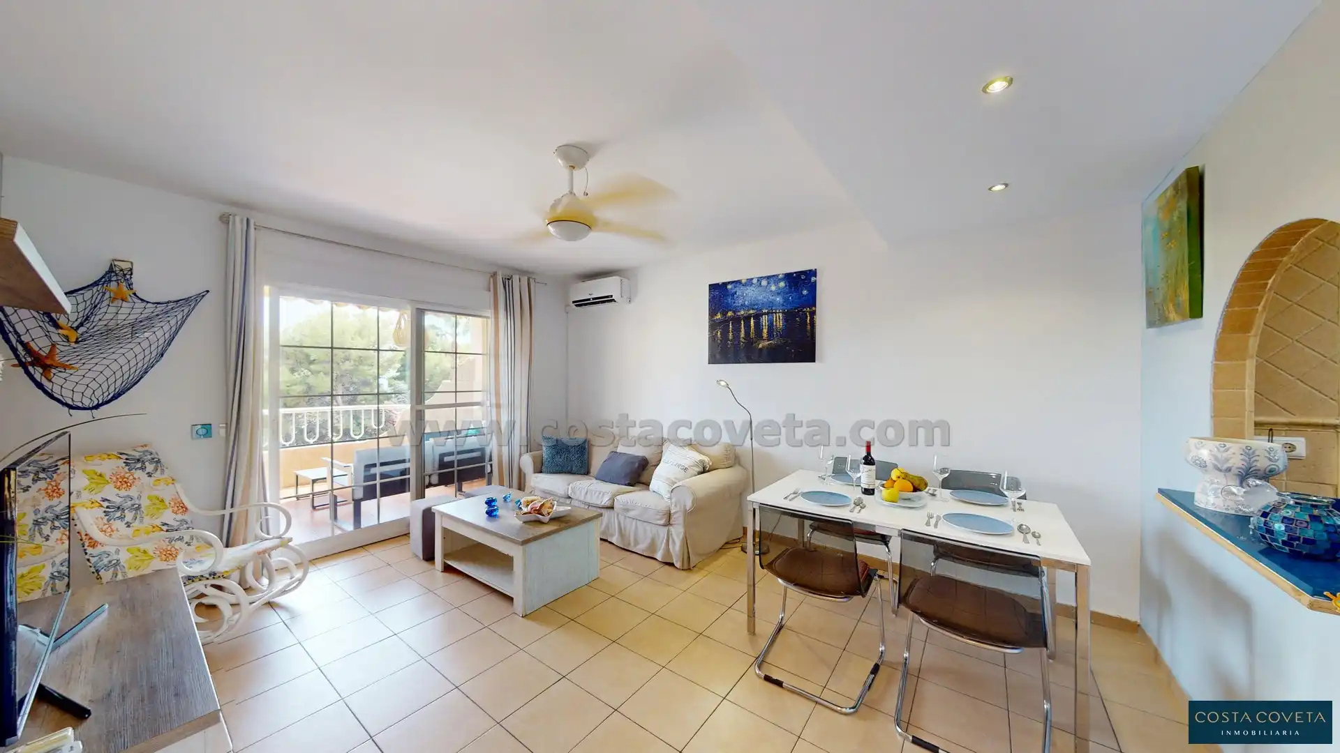 Living room of Apartments for sale in El Campello  with Air Conditioner, Terrace and Swimming Pool