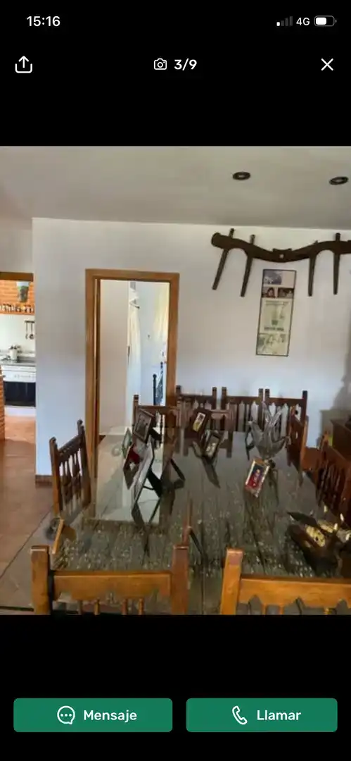Menjador de Finca rústica en venda en La Colilla amb Aire condicionat, Piscina i Balcó