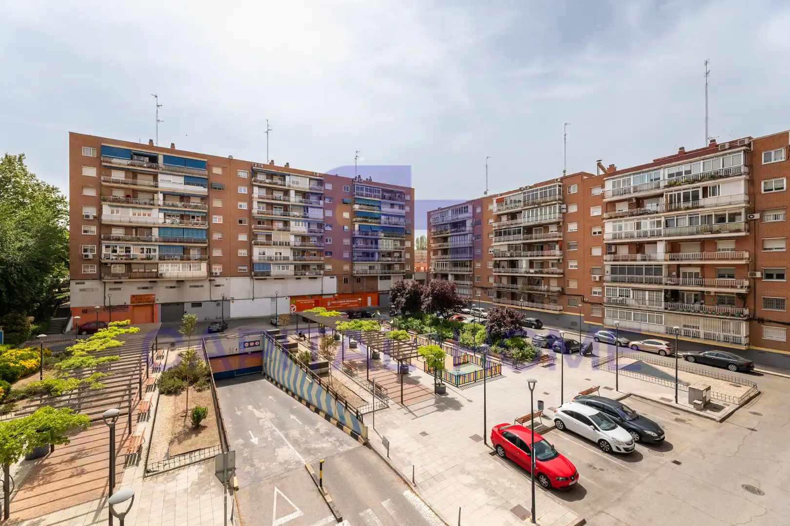 Exterior view of Flat for sale in Móstoles  with Heating, Terrace and Furnished