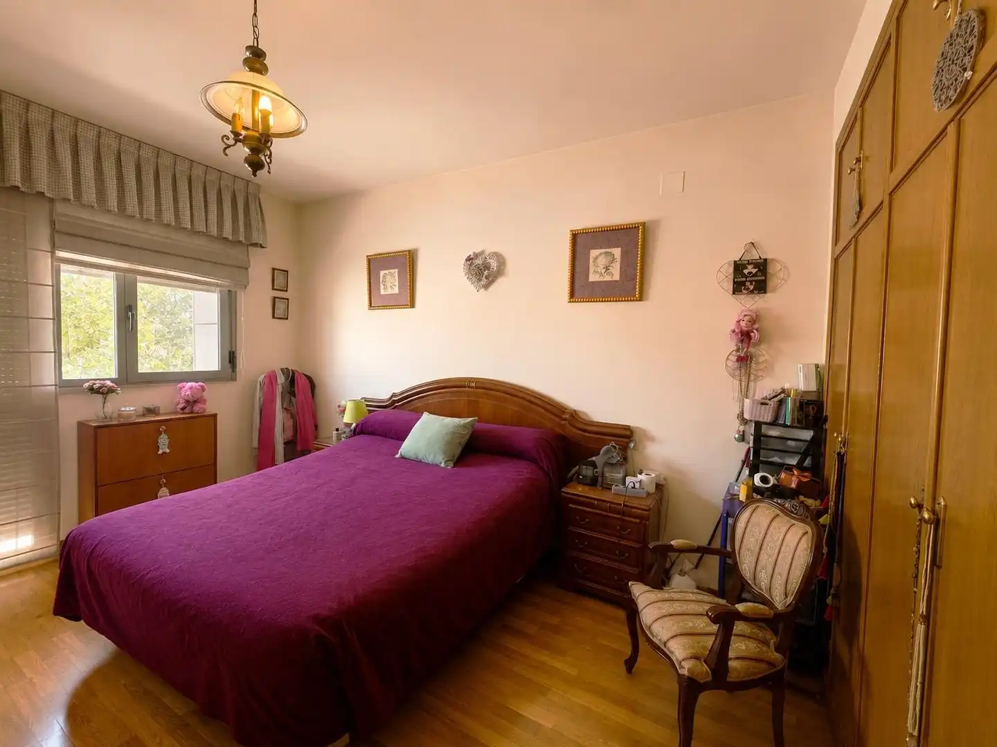 Bedroom of Flat for sale in Plasencia  with Heating and Parquet flooring