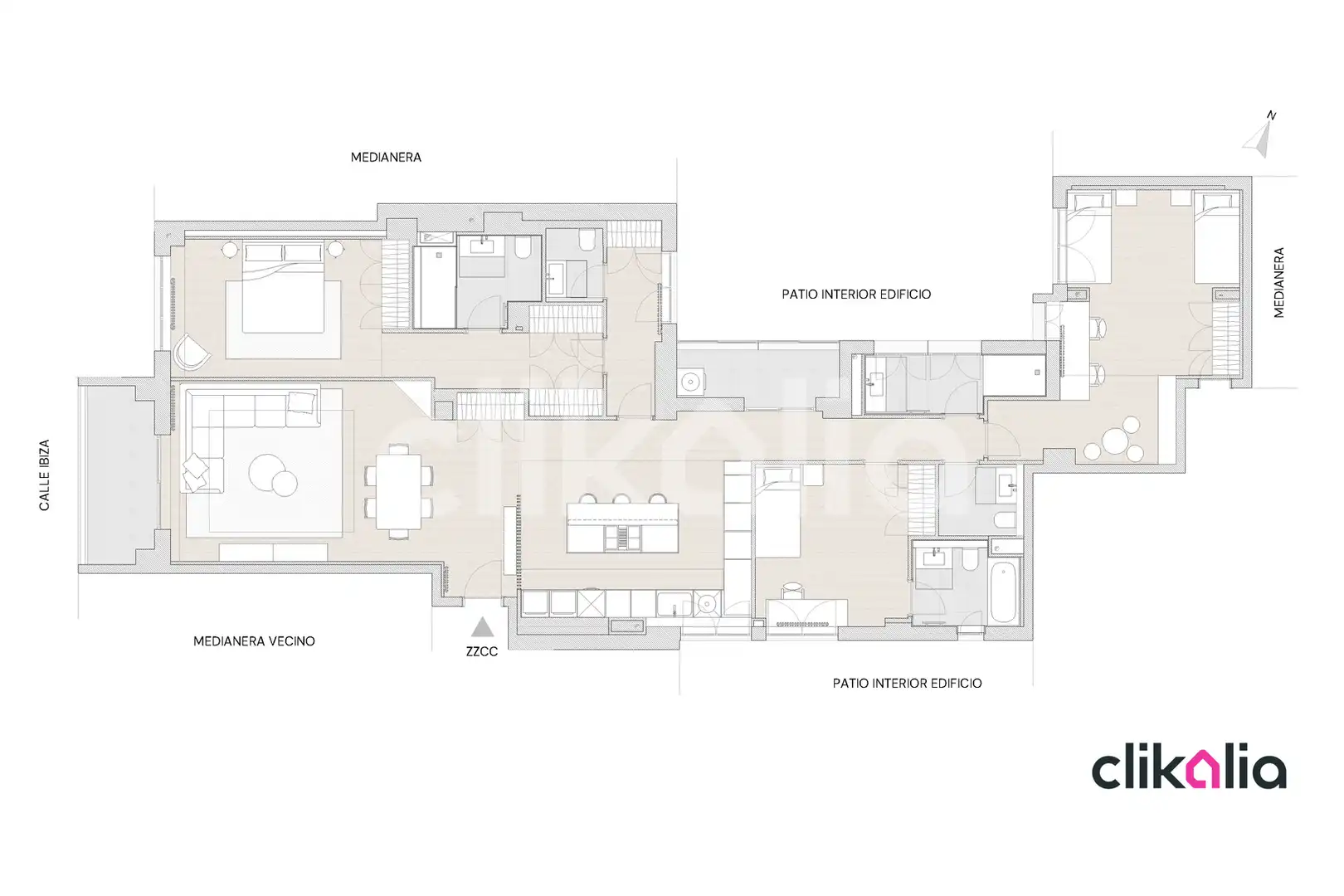 Piso en venta en Madrid con Aire acondicionado, Calefacción y Terraza