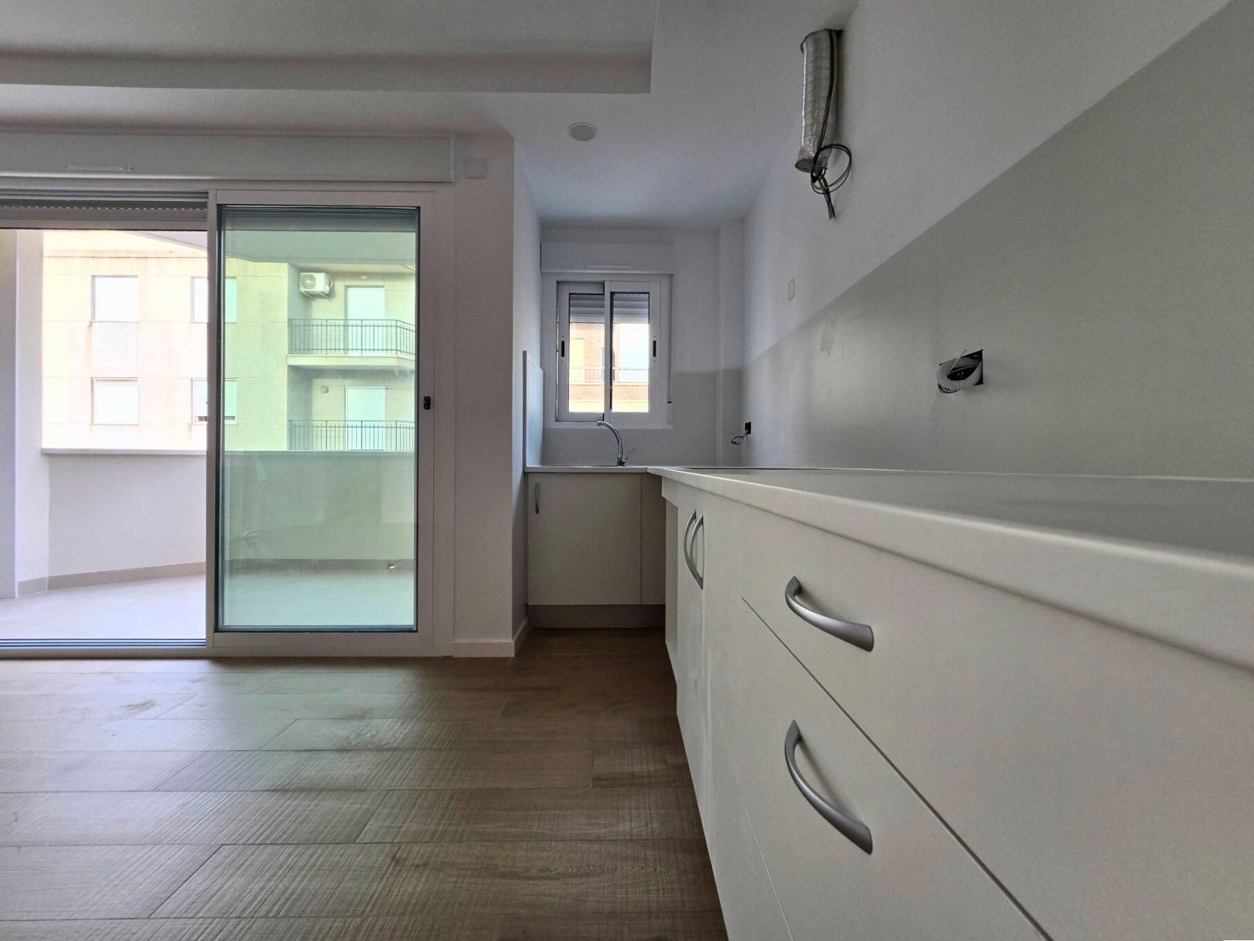 Küche von Wohnung zur Miete in Elche / Elx mit Terrasse