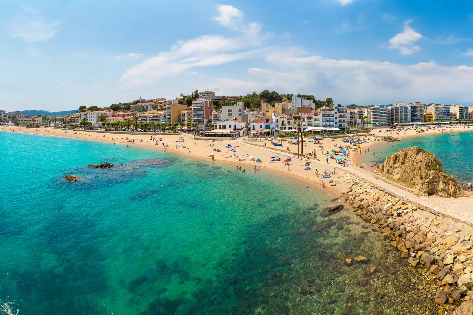 Exterior view of Flat for sale in Blanes  with Heating, Terrace and Furnished