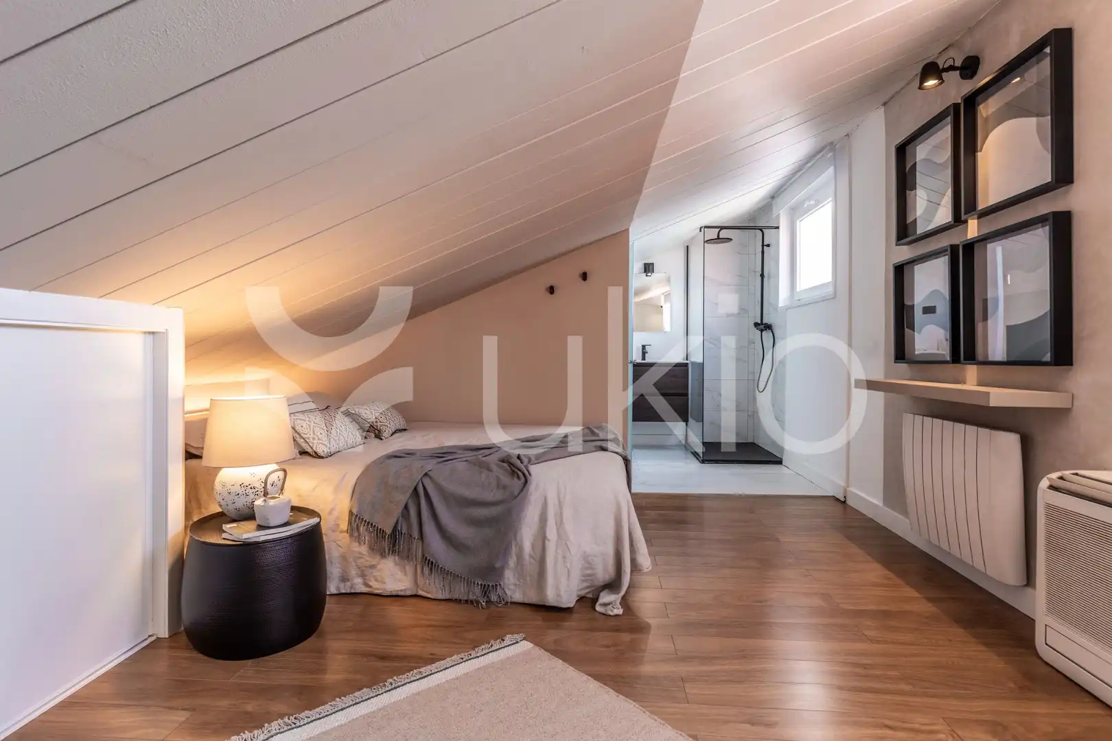 Habitación de Apartamento de alquiler en Madrid con Aire acondicionado, Calefacción y Terraza