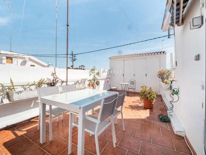 Terrace of Attic to rent in  Valencia Capital  with Air Conditioner, Heating and Parquet flooring