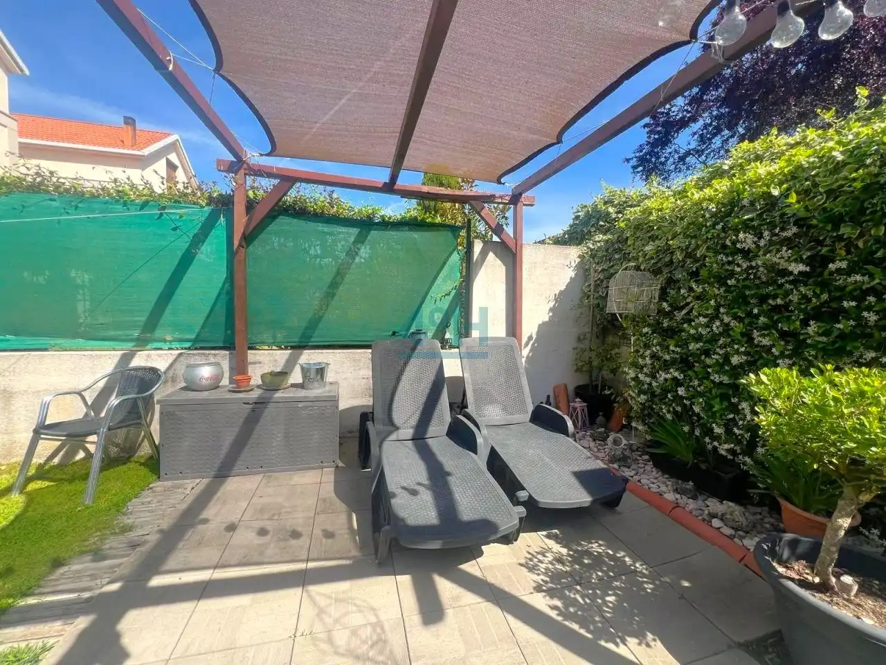 Terraza de Casa o chalet en venta en O Pereiro de Aguiar  con Calefacción, Parquet y Amueblado