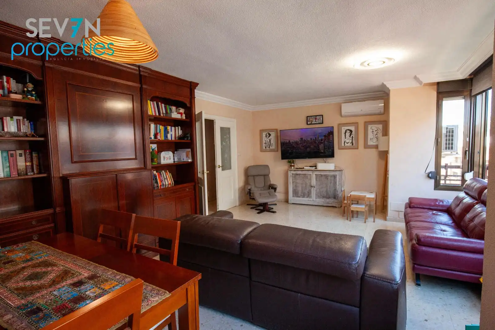 Sala d'estar de Àtic en venda en Alicante / Alacant amb Aire condicionat, Calefacció i Terrassa