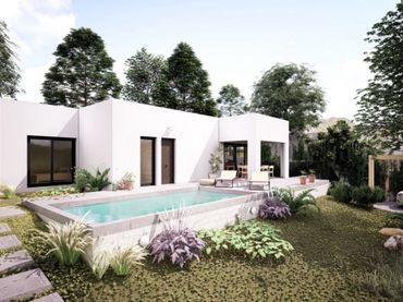 Casa amb piscina en venda a Canyelles