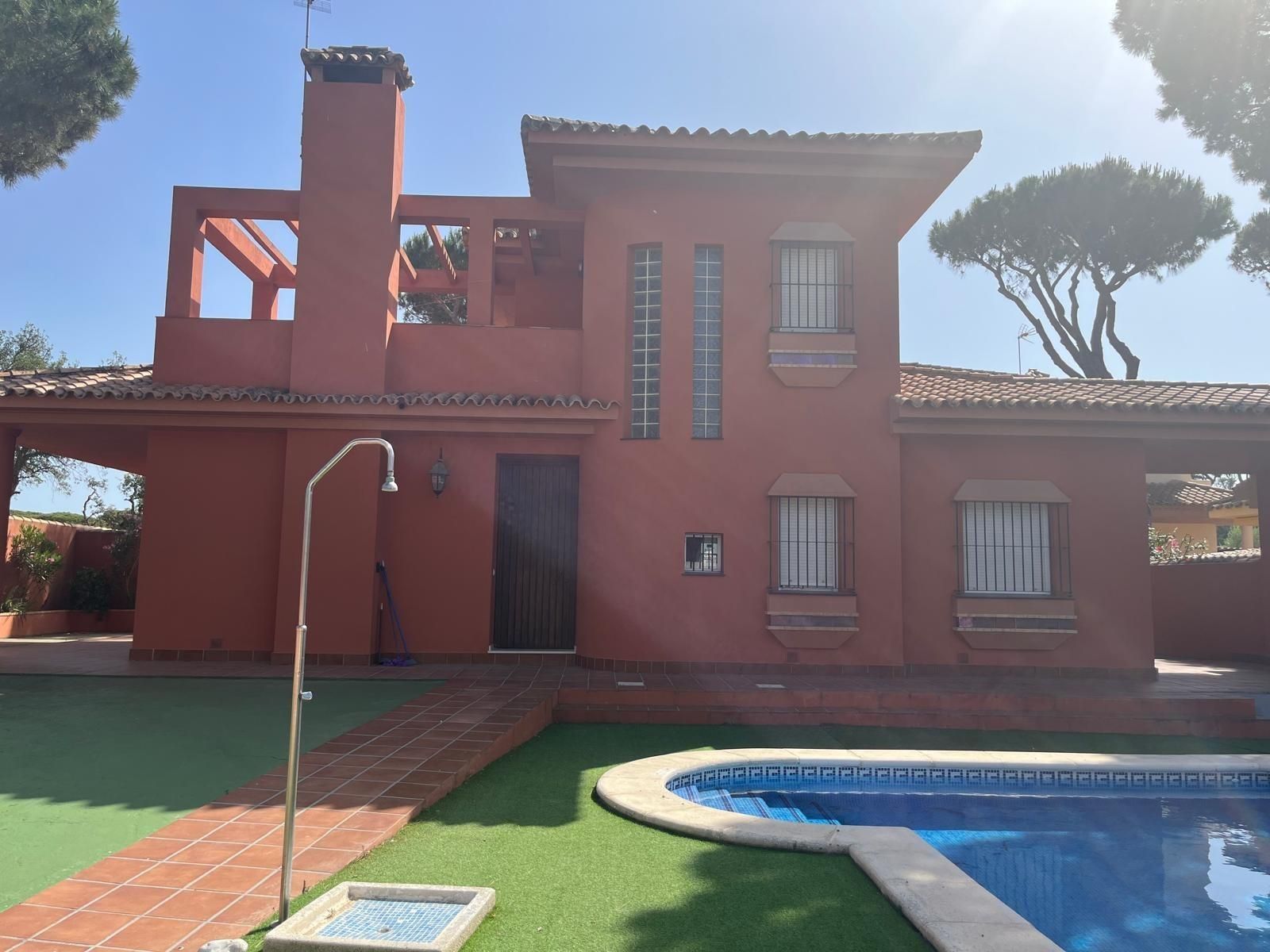Garden of House or chalet to rent in Chiclana de la Frontera  with Air Conditioner, Terrace and Swimming Pool