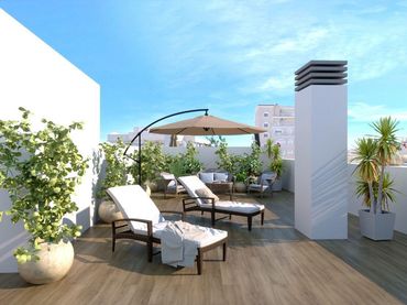 Ático con piscina en venta en Calle Villa Madrid