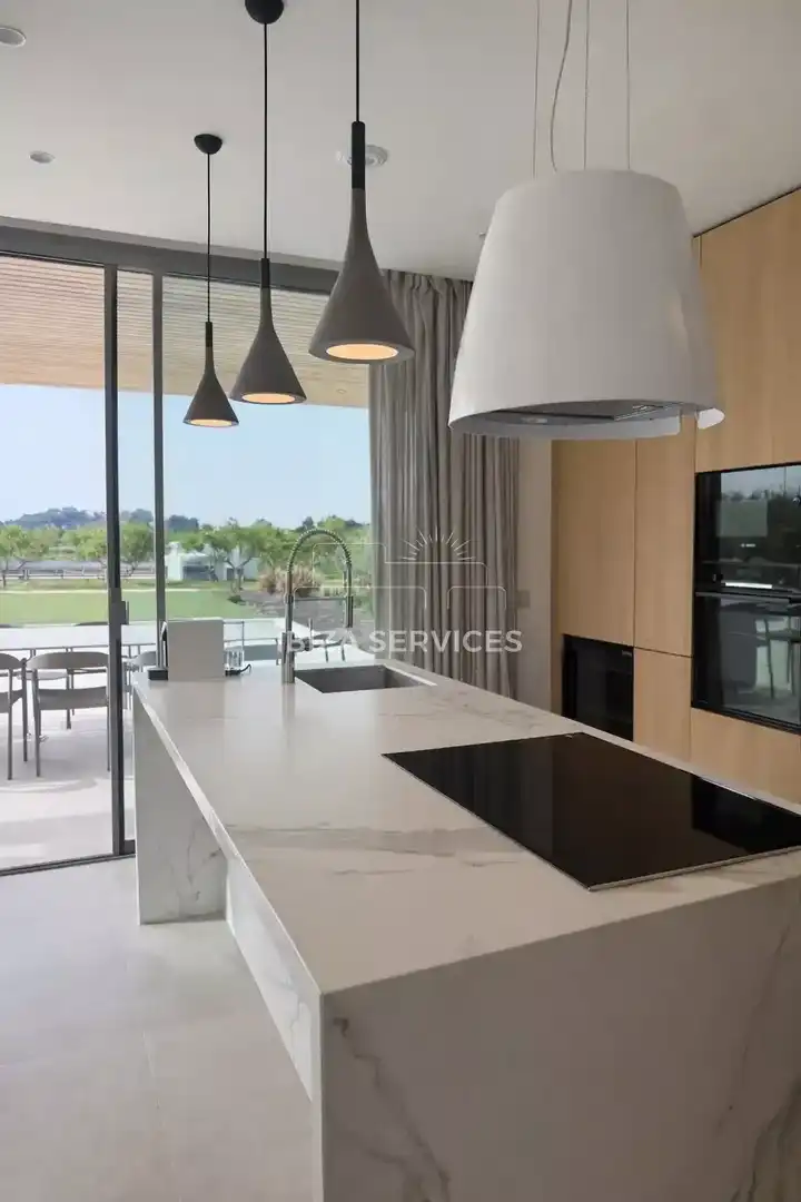 Kitchen of Houses for rent in Santa Eulària des Riu  with Air Conditioner, Private garden and Swimming Pool