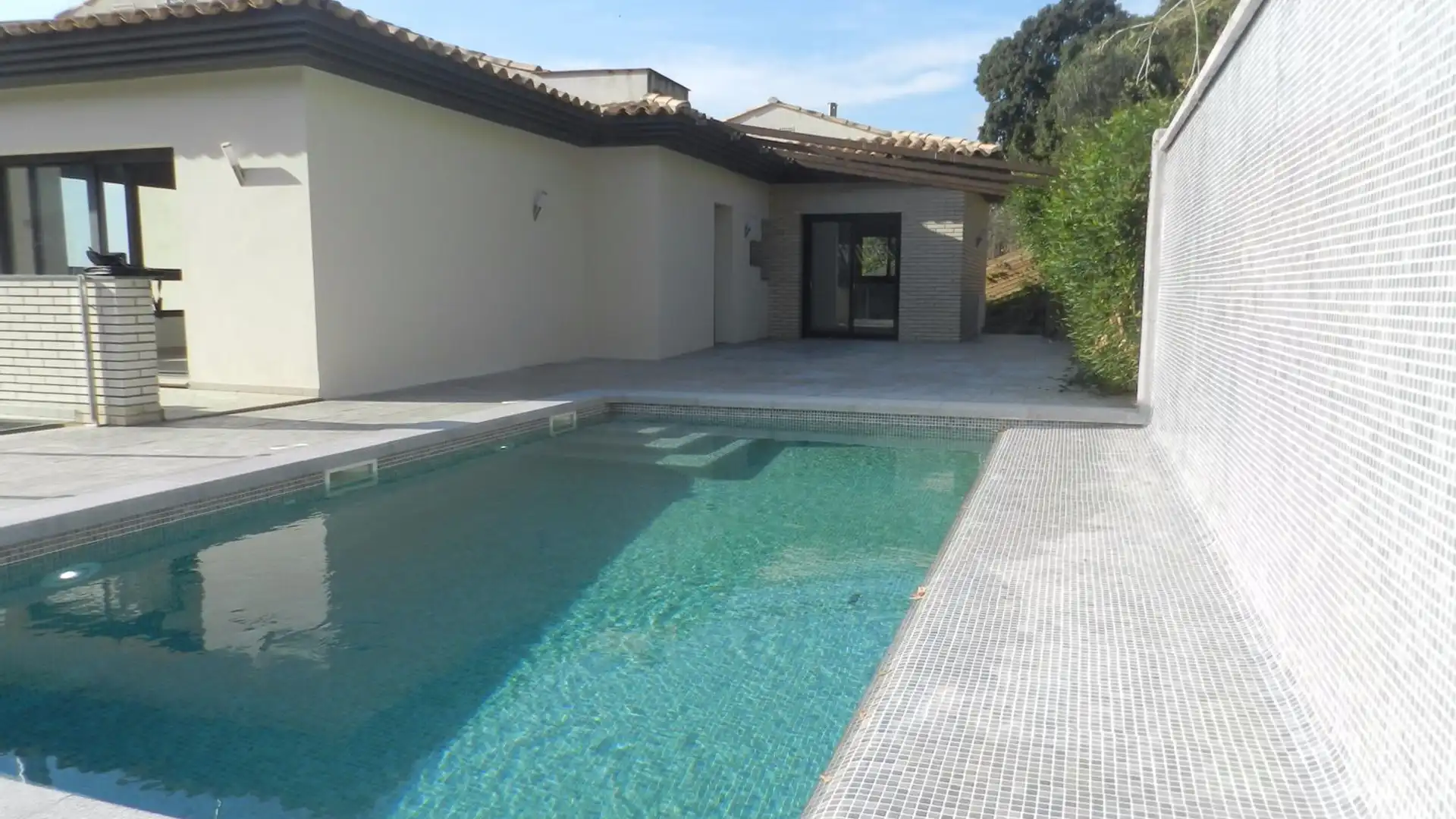 Piscina de Casa o chalet de alquiler en Santa Susanna con Jardín privado, Terraza y Piscina
