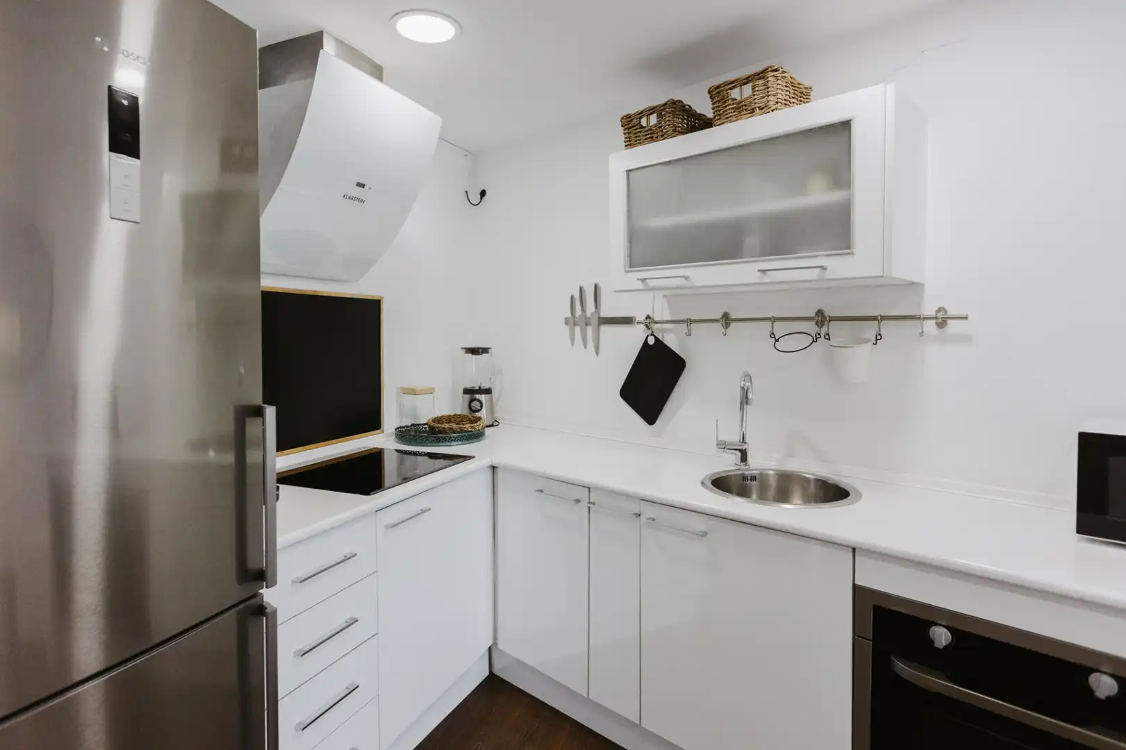 Kitchen of Apartments for rent in Calpe / Calp  with Air Conditioner, Heating and Parquet flooring