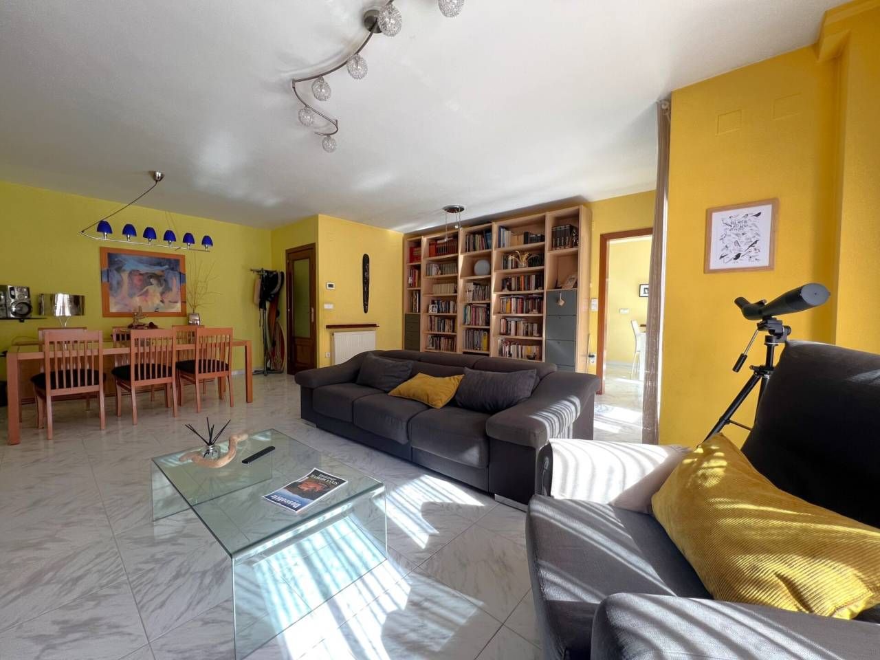 Sala d'estar de Pis en venda en Arbúcies amb Calefacció, Moblat i Balcó