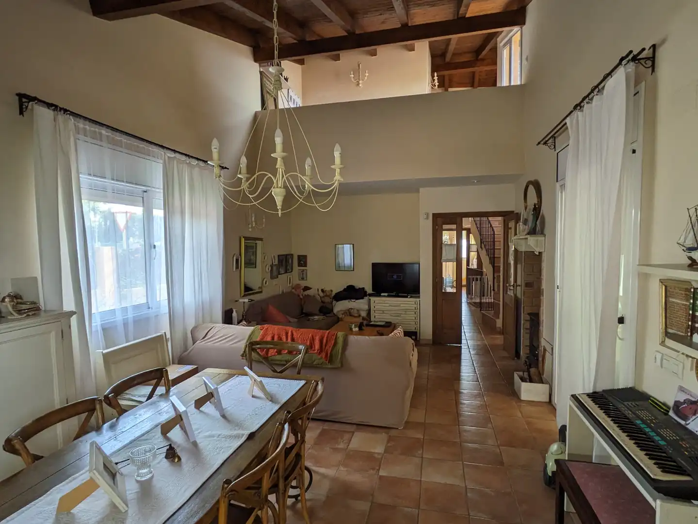 Wohnzimmer von Haus oder Chalet zum Verkauf in La Pobla de Montornès   mit Heizung, Privatgarten und Terrasse