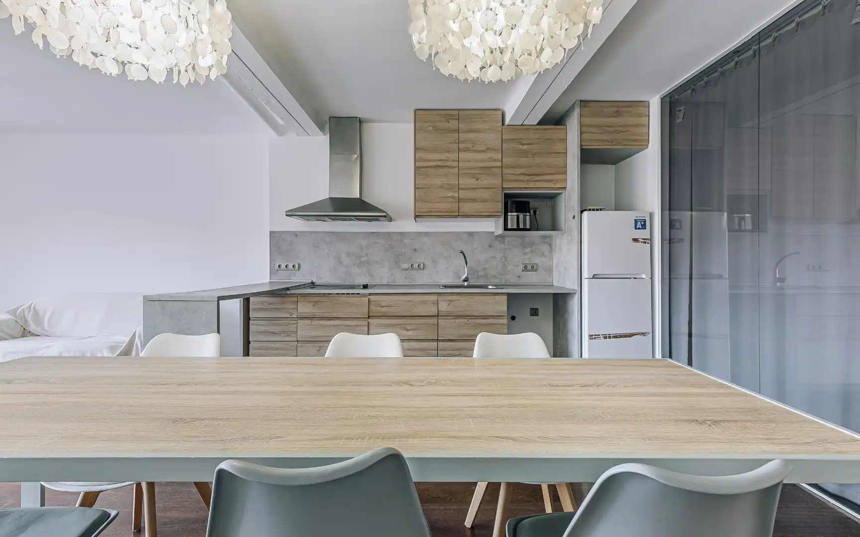 Küche von Wohnung zum Verkauf in Barcelona mit Klimaanlage, Heizung und Möbliert