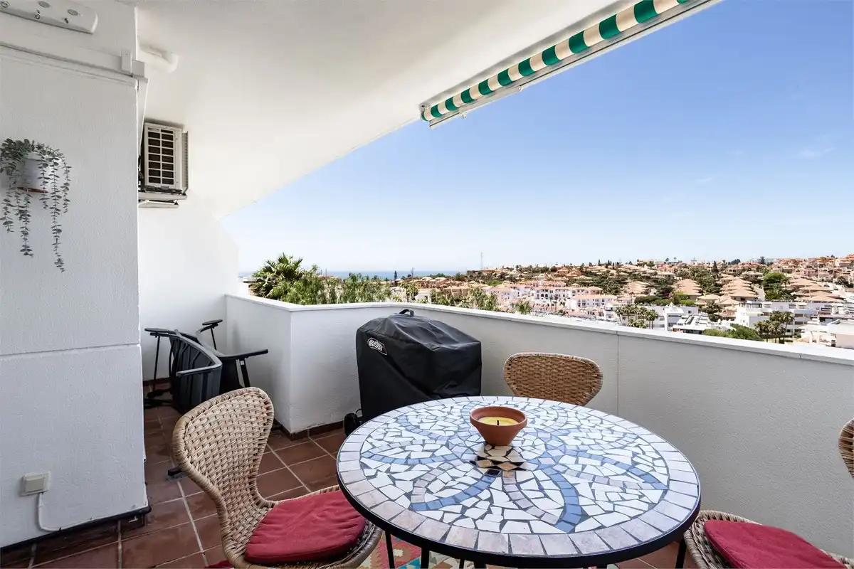 Terraza de Apartamento en venta en Mijas con Aire acondicionado, Calefacción y Terraza