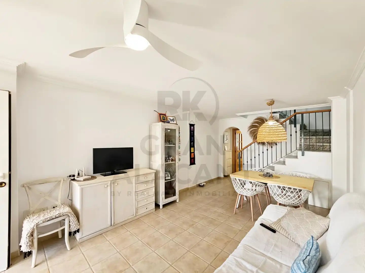 Sala de estar de Casa o chalet en venta en Santa Pola con Jardín privado, Terraza y Trastero