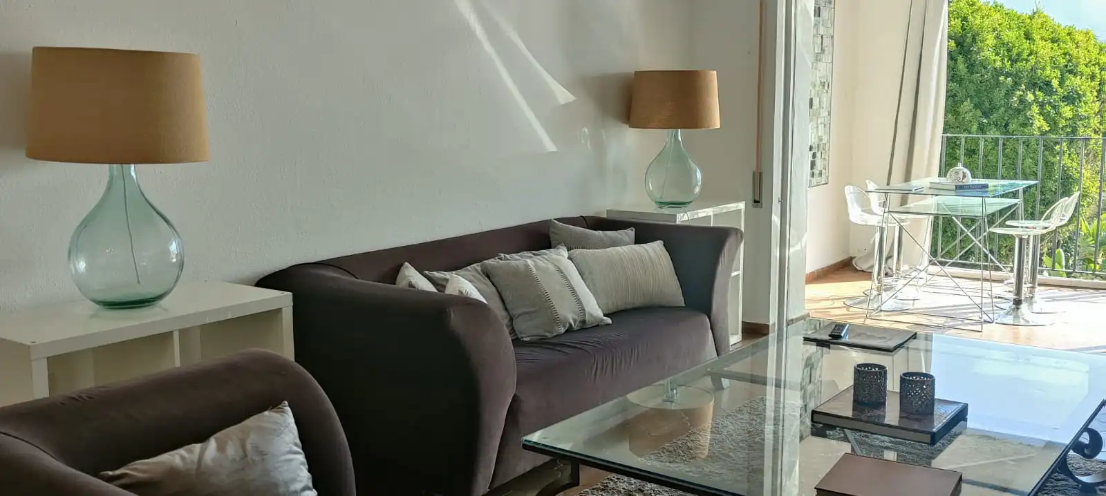 Sala d'estar de Pis en venda en Marbella amb Aire condicionat, Calefacció i Terrassa