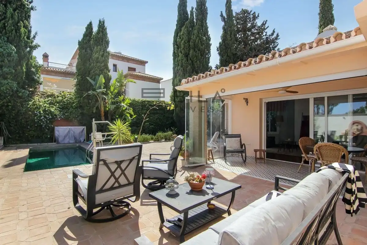 Terraza de Casa o chalet en venta en Mijas con Aire acondicionado, Terraza y Trastero
