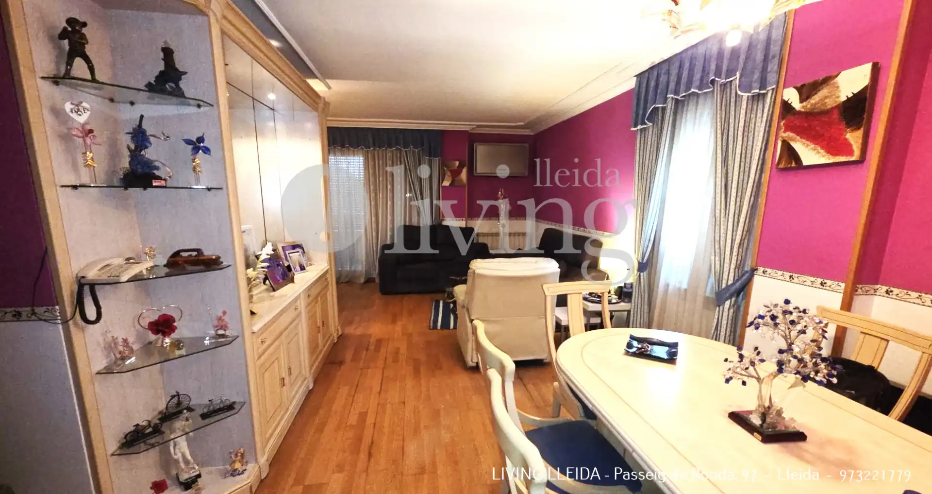Sala d'estar de Pis en venda en Lleida amb Aire condicionat, Calefacció i Parquet