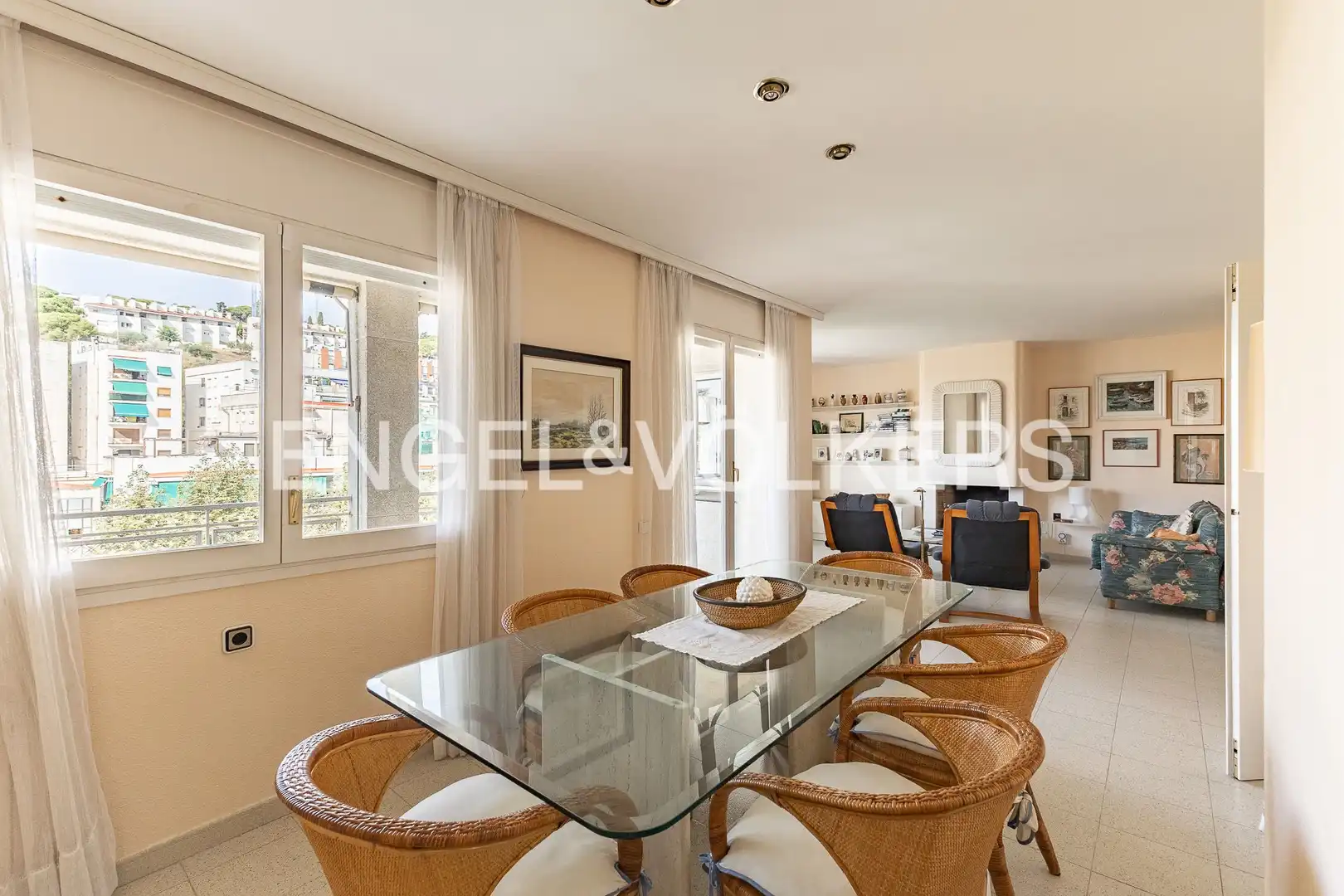 Dining room of Flat for sale in Caldes d'Estrac  with Air Conditioner, Heating and Private garden