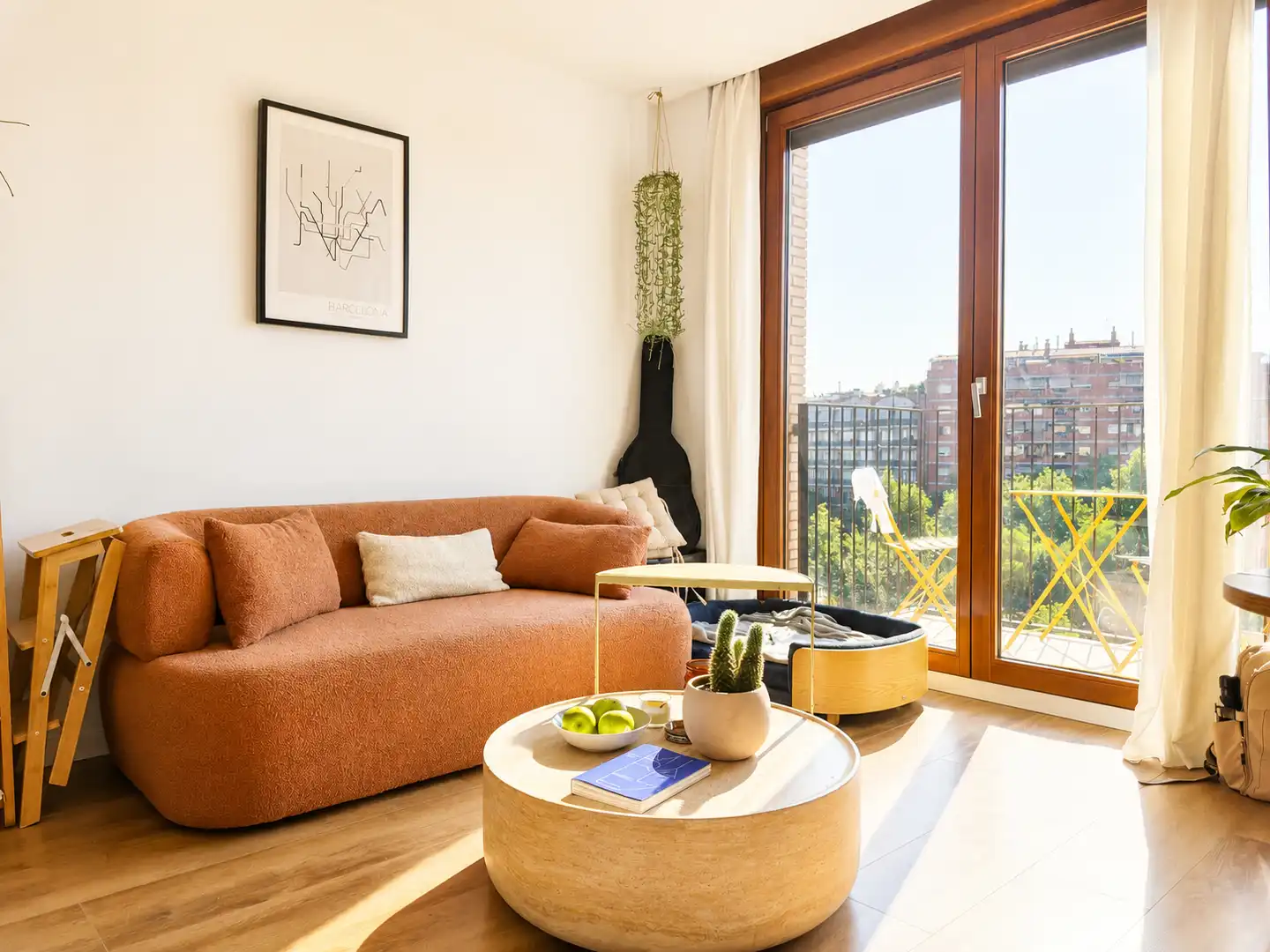 Sala de estar de Ático en venta en Barcelona con Aire acondicionado, Calefacción y Parquet